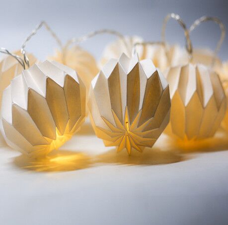 Paper lantern LED string