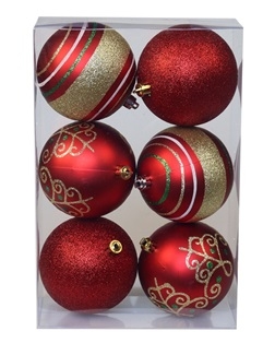 Christmas decoration painted balls