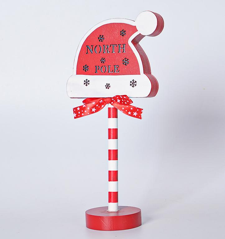 santa stop here signs decorations