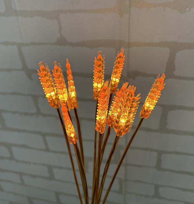 wheat lights decoration